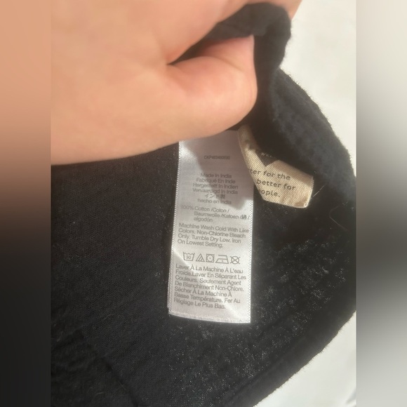 Madewell gauze textured romper with pockets - Picture 5 of 6